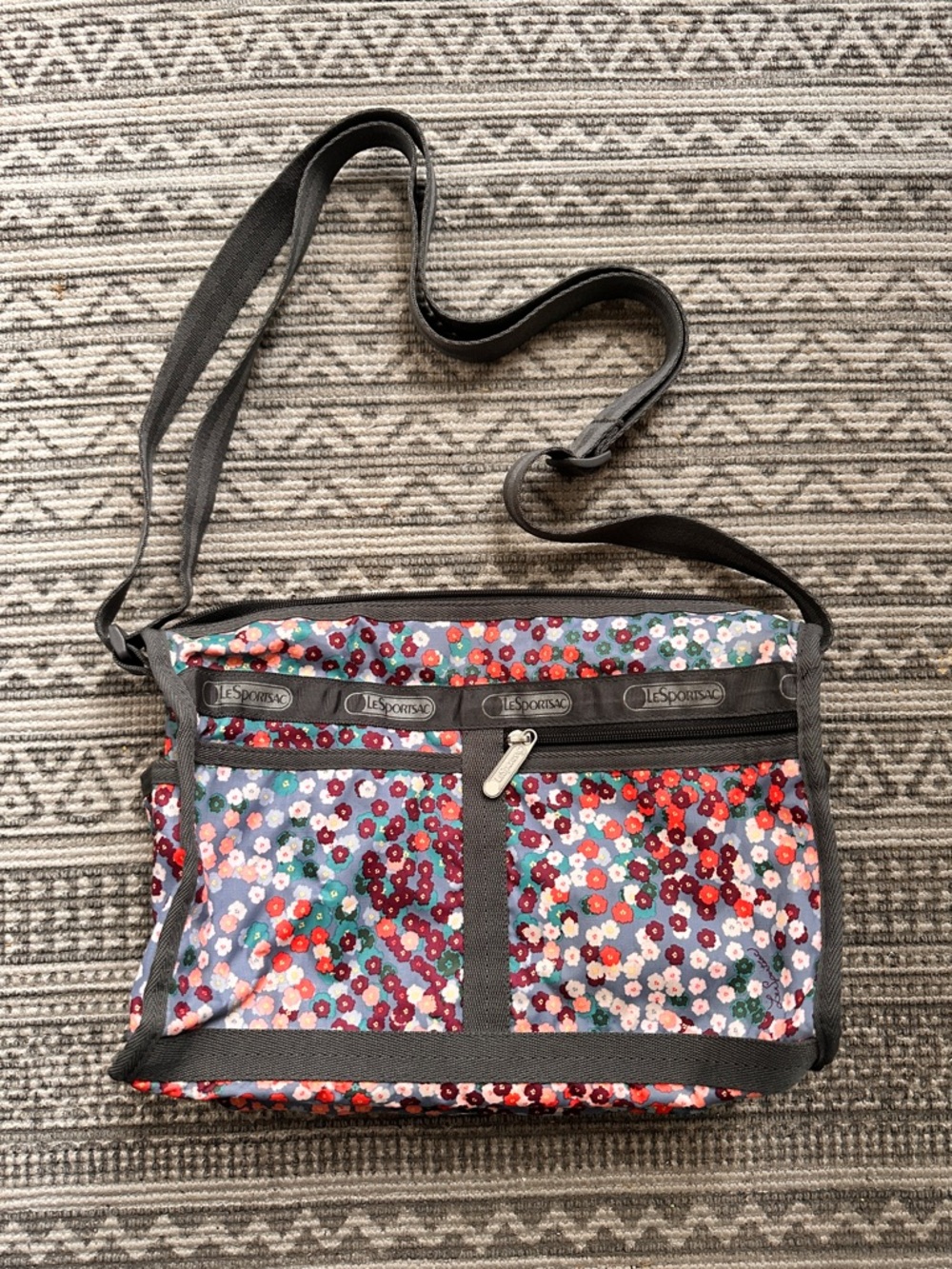 Lesportsac Floral Crossbody in Red, Pink, Blue